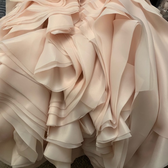 Light Pink Rose Cut Dress - Picture 6 of 6